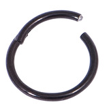 Black Steel Hinged Segment Ring